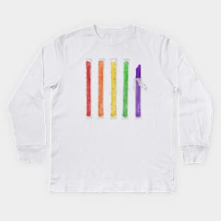 Freeze Pops Kids Long Sleeve T-Shirt